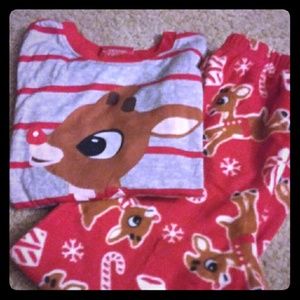 Christmas 🎄 pjs Rudolph the Red nose reindeer (s)
